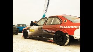 BMW DRIFT WINTER 2016 BALDONE LATVIA [upl. by Merrow194]