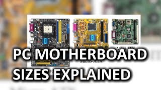 PC Motherboard Sizes as Fast As Possible [upl. by Kelson253]