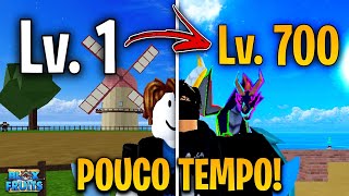 Como pegar level 700 RÁPIDO no Blox Fruits [upl. by Cleaves]