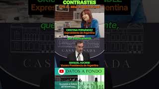 Argentina Milei vs CFK El Déficit Fiscal shorts javiermilei milei cfk economia DatosArg [upl. by Sawyere237]