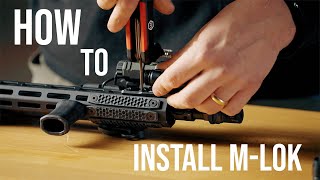 How to Install MLOK Accessories [upl. by Kinata]