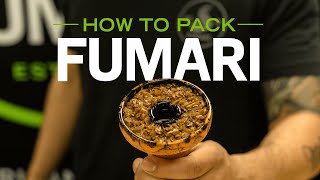 How to Pack Fumari Hookah Tobacco  Official Video [upl. by Reynolds]