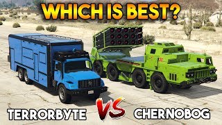 GTA 5 ONLINE  TERRORBYTE VS CHERNOBOG WHICH IS BEST [upl. by Arracot]