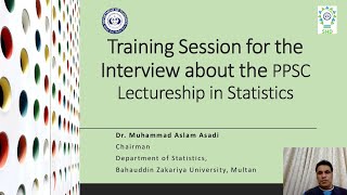 Free Online Session for Training about Interview for Lectureship [upl. by Jaenicke]