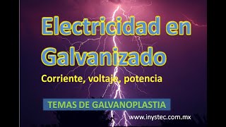 Voltios Amperes y Watts Galvanizado electrolítico [upl. by Kare451]