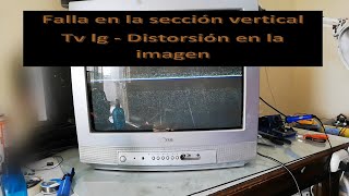 Tv lg con problemas de distorsión en el video Diagnostico y Reparación [upl. by Lebanna]