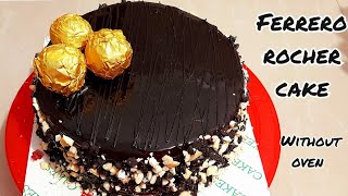 Ferrero Rocher Cake in Tamil  No Oven  How To Make Ferrero Rocher Cake at Home  Nutella Cake 😋 😋😋 [upl. by Corbie903]