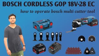 bosch multi cutter tool  bosch GOP 18V28 EC cordlessprofessional tools [upl. by Engdahl684]