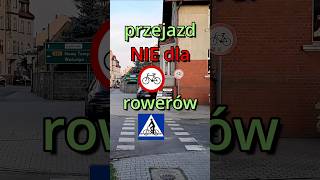 Przejazd niby dla rowerów tylko te zakazy po obydwu stronach [upl. by Anwahsar983]