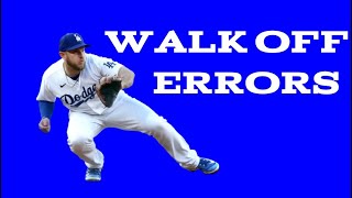 MLB  WalkOff Errors [upl. by Mazur]