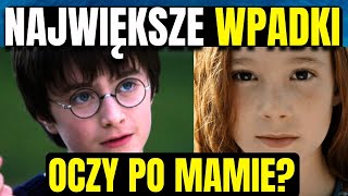 NAJWIĘKSZE WPADKI w Harrym Potterze harrypotter [upl. by Enaols]