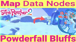 Map Data Node Locations Powderfall Bluffs  Slim Rancher 2 [upl. by Namsaj]