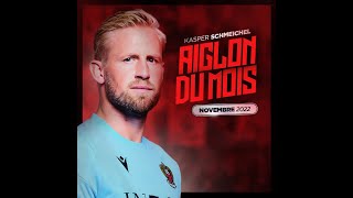 🧤 CLIP l Kasper Schmeichel joueur du mois de novembre [upl. by Schreibe]