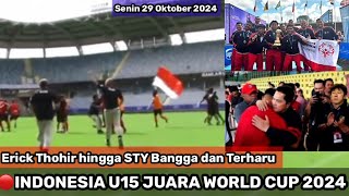 🔴CETAK SEJARAH‼️TIMNAS INDONESIA U15 REBUT JUARA PIALA DUNIA JUNIOR DI SWEDIA 2024  SPEKTAKULER [upl. by Anelej197]