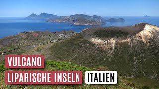 🇮🇹 Liparische Inseln • Vulcano • Wandern vor der Küste Siziliens in Italien [upl. by Haronid]