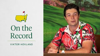 Viktor Hovland Off To A Strong Start  The Masters [upl. by Nea]