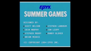 Lets Play Summer Games C64 [upl. by Thaddeus670]