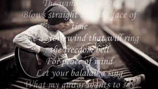 Wind Of Change  Scorpions With Lyrics [upl. by Namhcan]