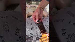 Darkening Pau Ferro fingerboard wthe Monty WaxDarkening fretboardMIM Modified 60s Stratocaster [upl. by Nnil]