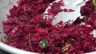 beetroot poriyal in Tamil Recipe 👍🏼 [upl. by Ylecic]