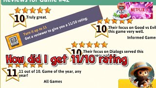 Game Dev Tycoon  Netflix  How to get 1110 rating  The ultimate Perfect Score [upl. by Meer]