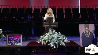 Beth Moore Pays Tribute to Mandisa During Her Funeral amp Life Celebration [upl. by Nannarb911]