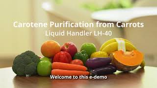 Carotene Purification from Carrots using Shimadzu Preparative HPLC with Liquid Handler LH40 [upl. by Rosane]