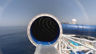 The Aqua Racer Waterslide on Norwegian Bliss [upl. by Obara217]