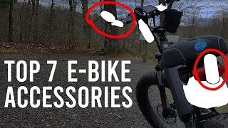 7 Must Have Ebike Accessories 2023 [upl. by Oijres]