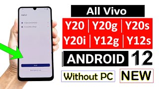 Vivo Y20Y20gY20sY20iY12gY12s Google Account Bypass ANDROID 12 ✅ without pc Easy Method [upl. by Kersten]