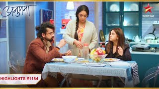 Anupama ne diya Paritosh aur Kinjal ko surprise  Ep 1184  Highlights  Anupama  MonSun  10PM [upl. by Ramirolg]