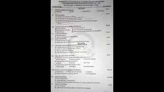 5 years Question Paper Midwifery amp Gynecology Nursing Karnataka [upl. by Lletnahs]