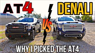 Sierra AT4 vs Sierra Denali  Who You Got Gauthier Buick GMC [upl. by Haibot50]