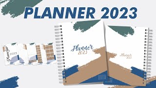 PLANNER 2023 Produção passo a passo [upl. by Nylimaj]