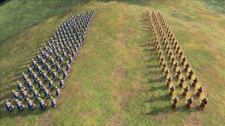 100 Janissary vs 60 Streltsy  Age of Empires 4 [upl. by Nibroc]