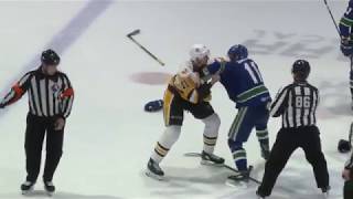 Utica Comets v Wilkes Barre Pens FIGHTS [upl. by Ajin]