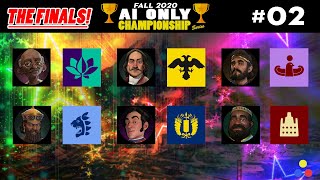 AI ONLY Championship Series  THE FINALS  Civilization 6  Episode 2 [upl. by Saltsman442]