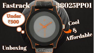 Fastrack Tees 38025PP01 Analog Watch Unboxing 📦  Best Selling Under ₹500🔥 [upl. by Adele]