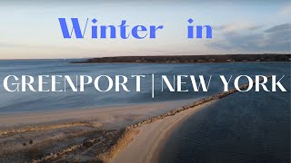 Winter in Greenport New York North Fork of Long Island [upl. by Ynneh]