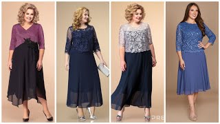 Most beautiful and gorgeous plus size mother of the bride dresslatest outfitparty wear dress 2024 [upl. by Cia]