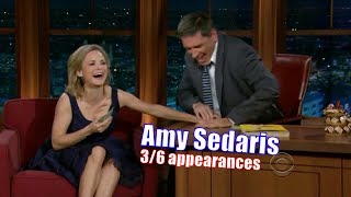 Amy Sedaris  Super Fun Girl A Fantastic Guest  36 Appearances w Craig Ferguson 3601080p [upl. by Gnov]