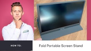 How to Fold Portable Screen Stand [upl. by Donahoe]