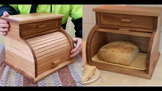 How to make a bread box  with tambour roll top lid [upl. by Anirahc77]