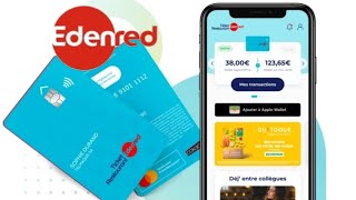 Ticket Restaurant Edenred les fonctionnalités de La Carte de paiement edenred pourtoi foryou [upl. by Ybocaj]