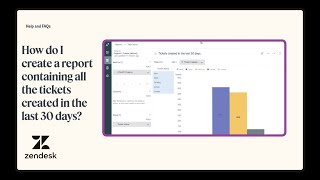 How do I create a report containing all the tickets created in the last 30 days [upl. by Massimo]