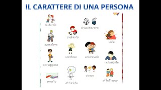 DESCRIVERE IL CARATTERE LEZIONE 27 [upl. by Hansiain]