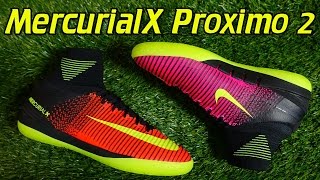 Nike MercurialX Proximo 2 Indoor Spark Brilliance Pack  Review  On Feet [upl. by Newby]