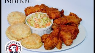 Como hacer Pollo frito estilo KFC [upl. by Auqinet]