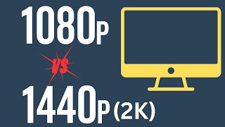 1080p vs 1440p 2K Screen Resolutions [upl. by Steep]