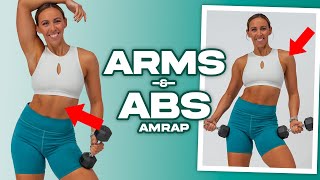 30 Minute Arms amp Abs AMRAP Workout [upl. by Megen]